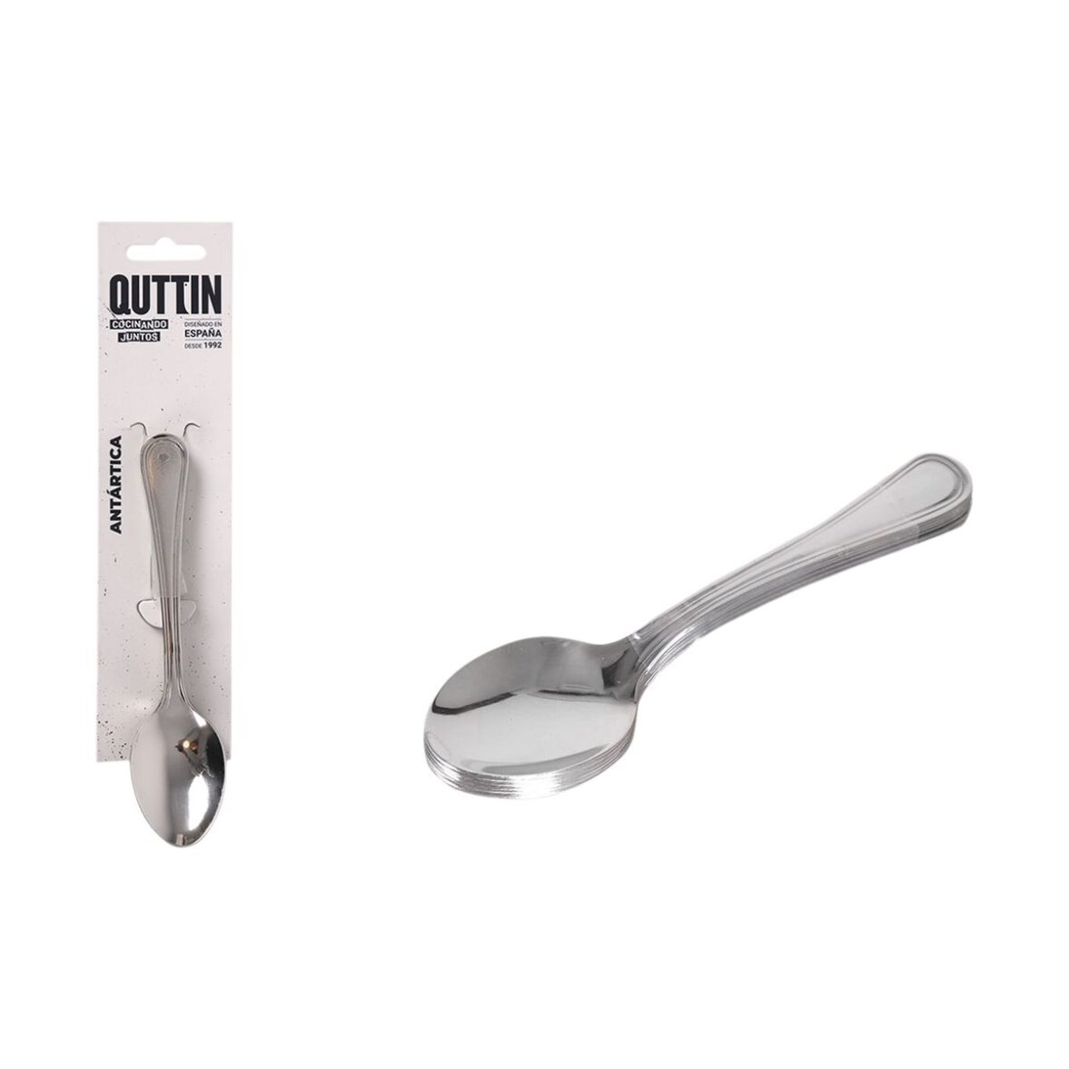 Cuchara de Postre Quttin Antartica 1,5 mm 6 Piezas (12 Unidades) - Imagen 5