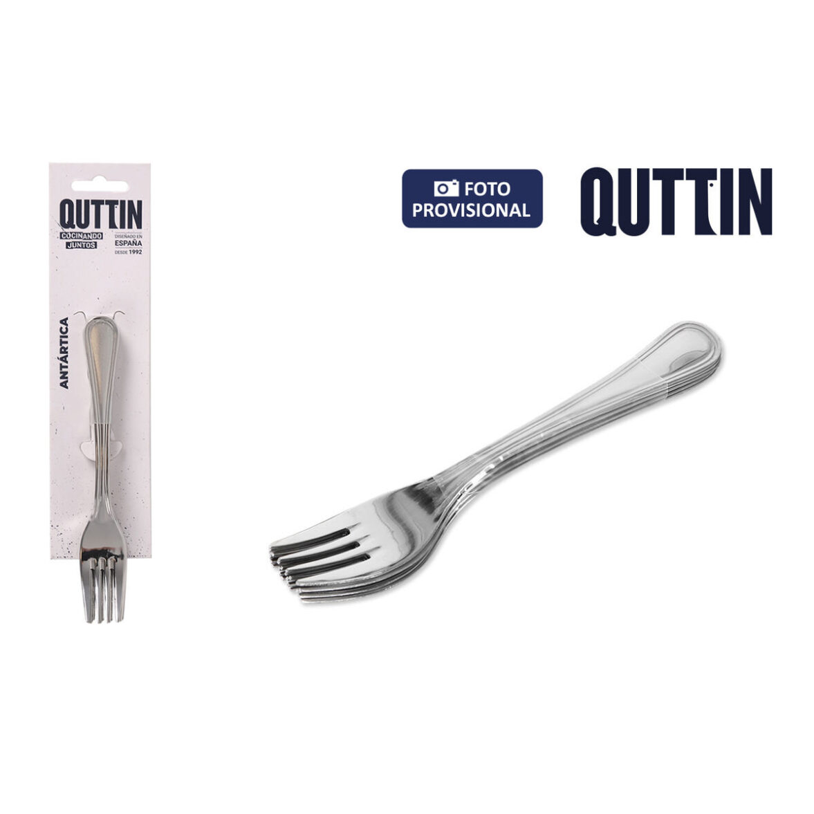Tenedor Quttin Antartica 6 Piezas (12 Unidades) - Imagen 5
