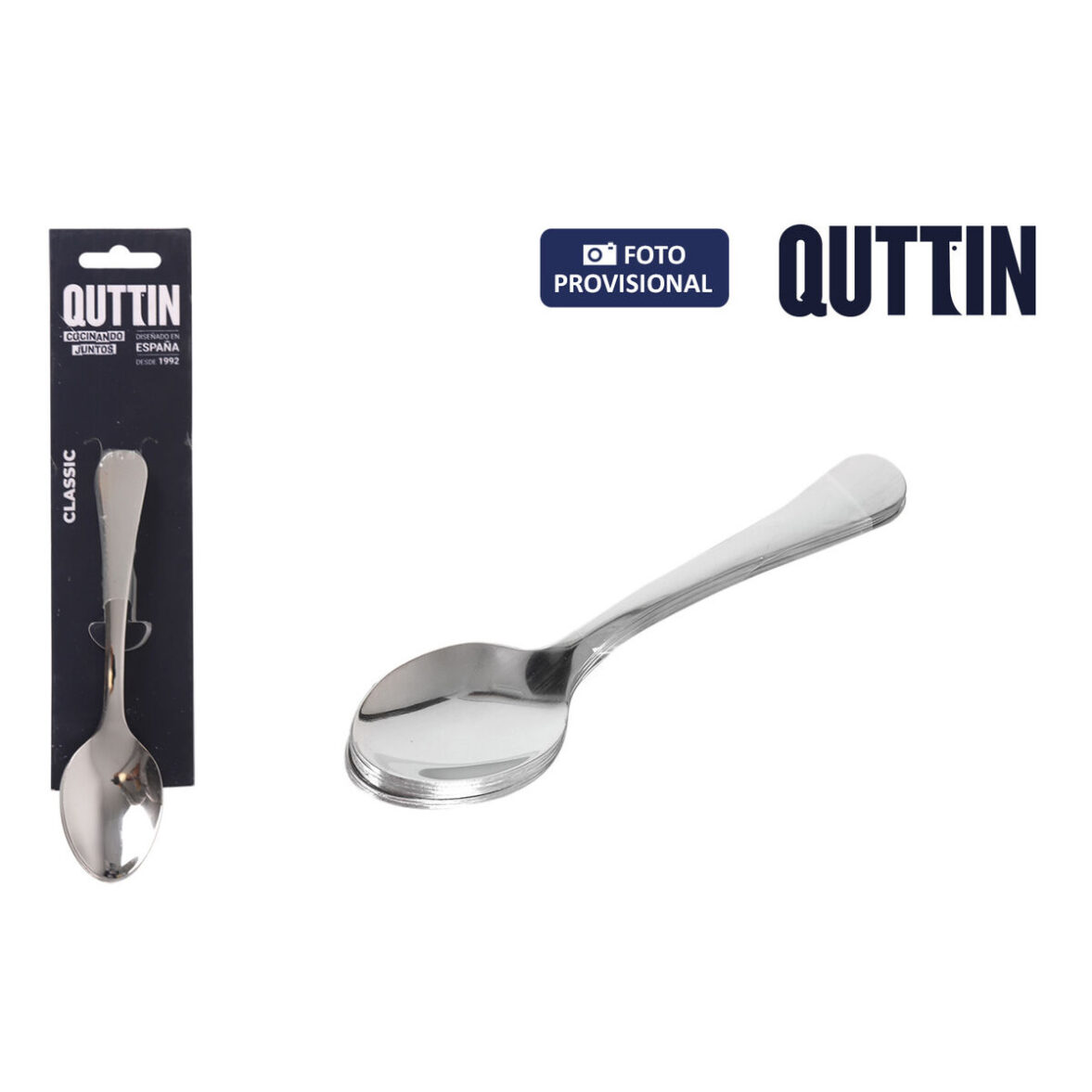 Cuchara de Postre Quttin Classic 6 Piezas (12 Unidades) - Imagen 3