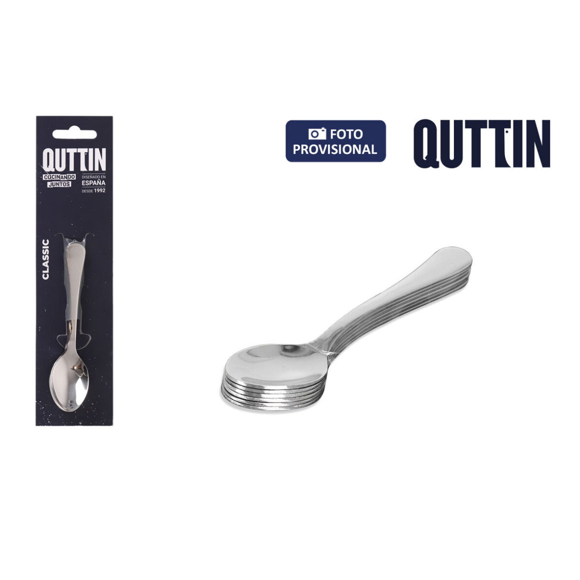 Cuchara de Postre Quttin Classic 6 Piezas (12 Unidades) - Imagen 5