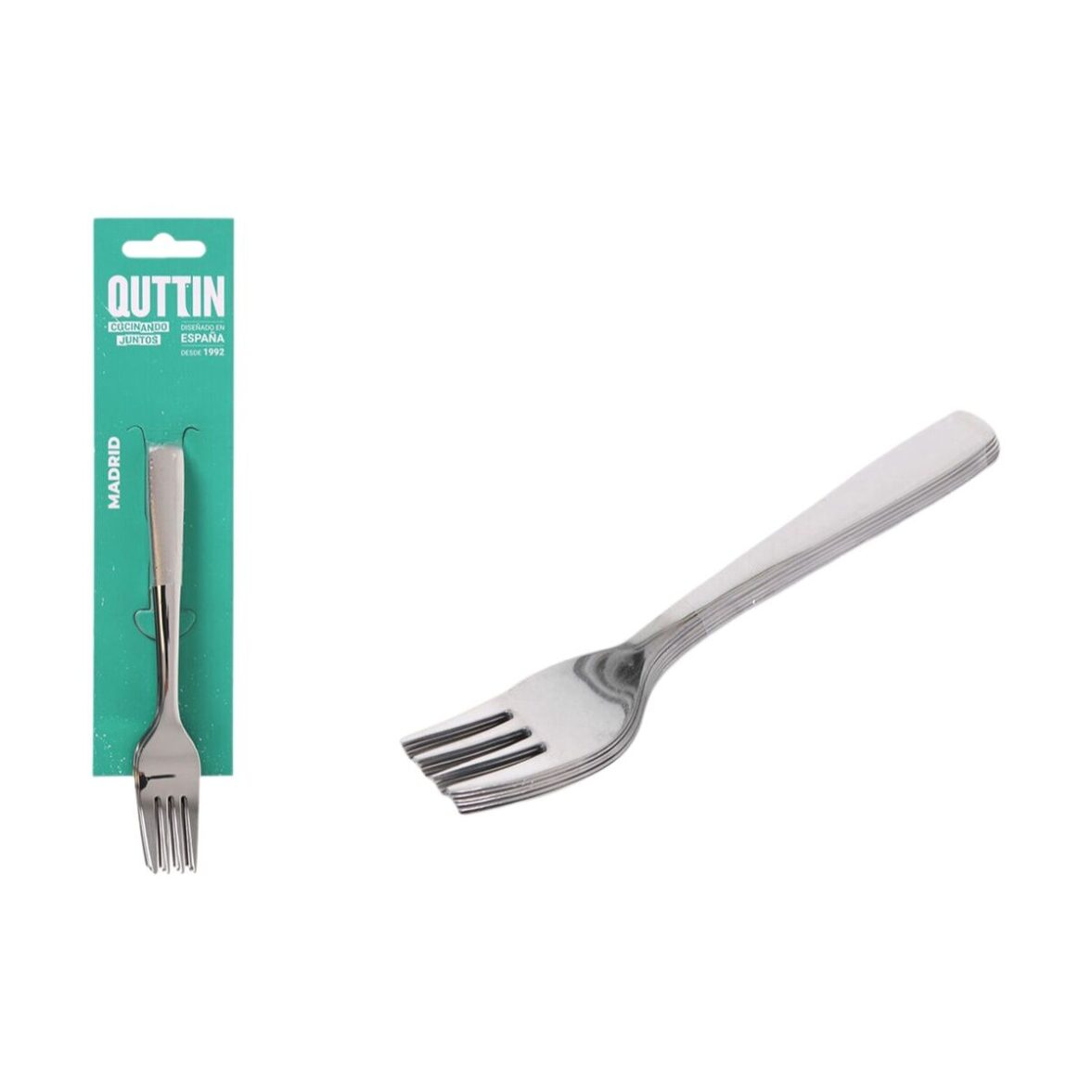 Tenedor Quttin Madrid 14,5 x 2 x 1 cm 6 Piezas (12 Unidades) - Imagen 4