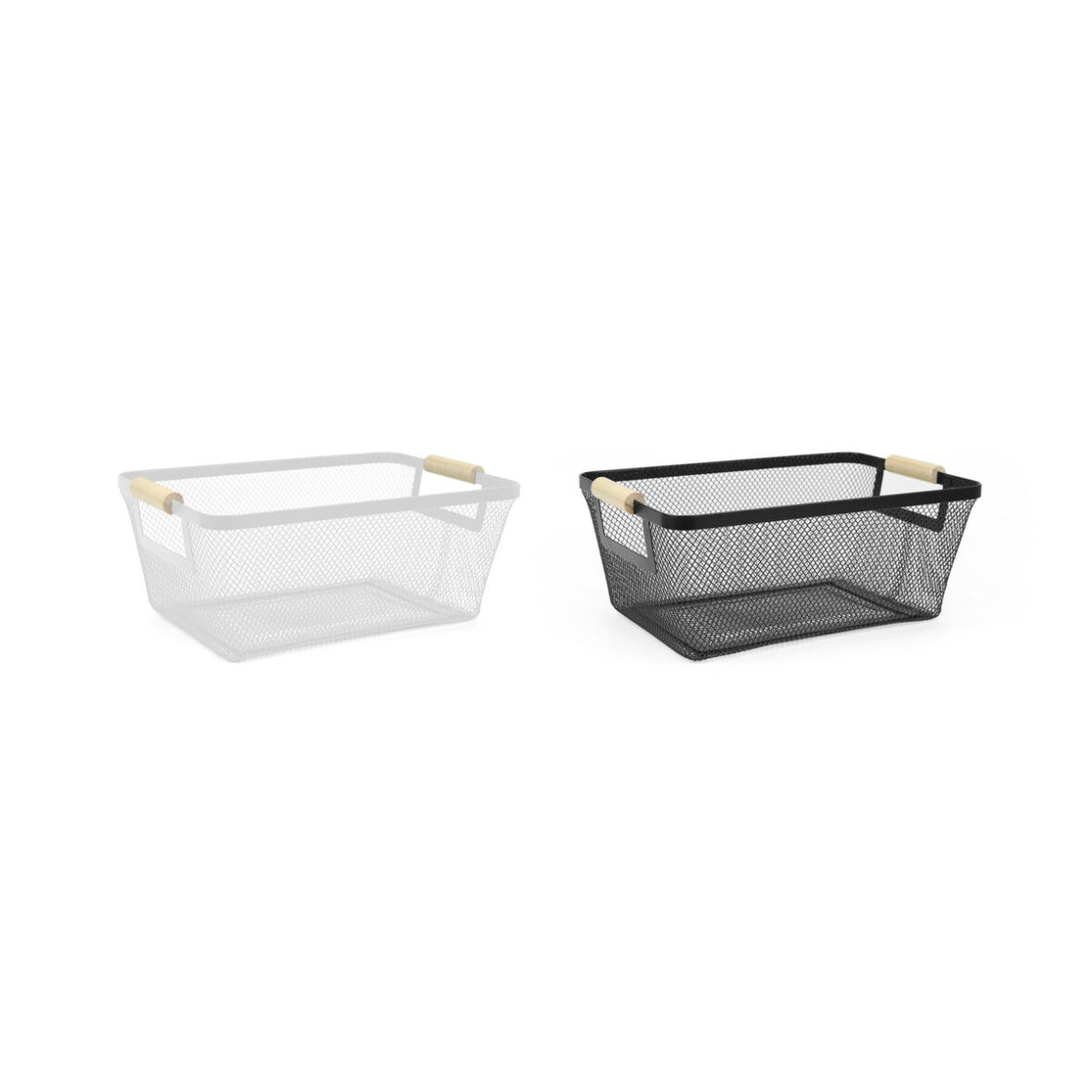 Cesta Multiusos Confortime Metal 33,2 x 22,6 x 13,5 cm (10 Unidades) - Imagen 3
