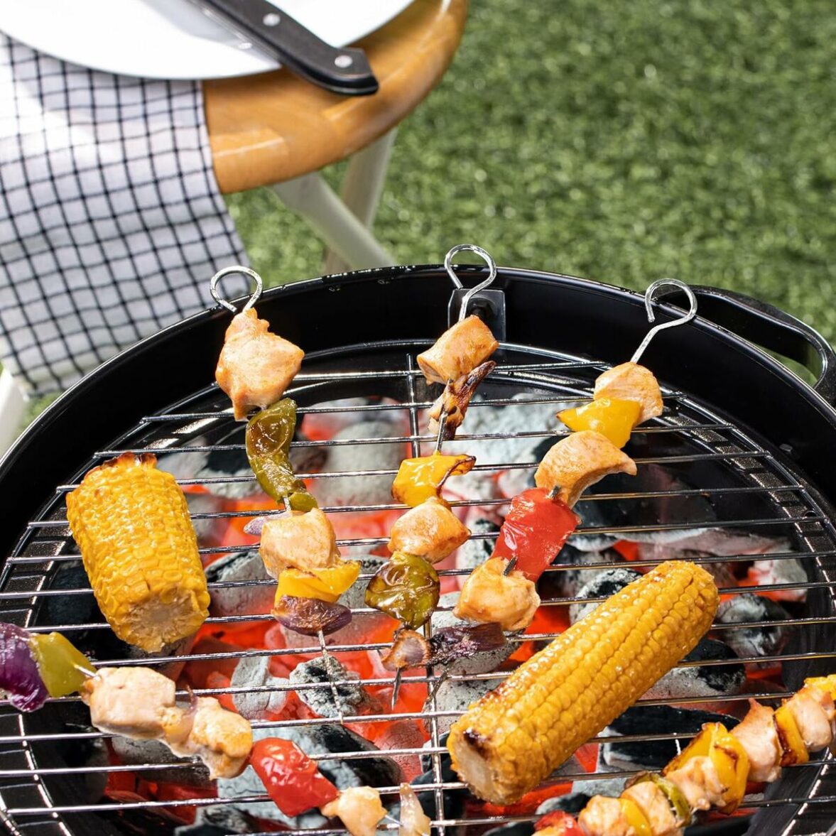 Set de Pinchos para Barbacoa Algon Metal 27 cm 6 Piezas (24 Unidades) - Imagen 5