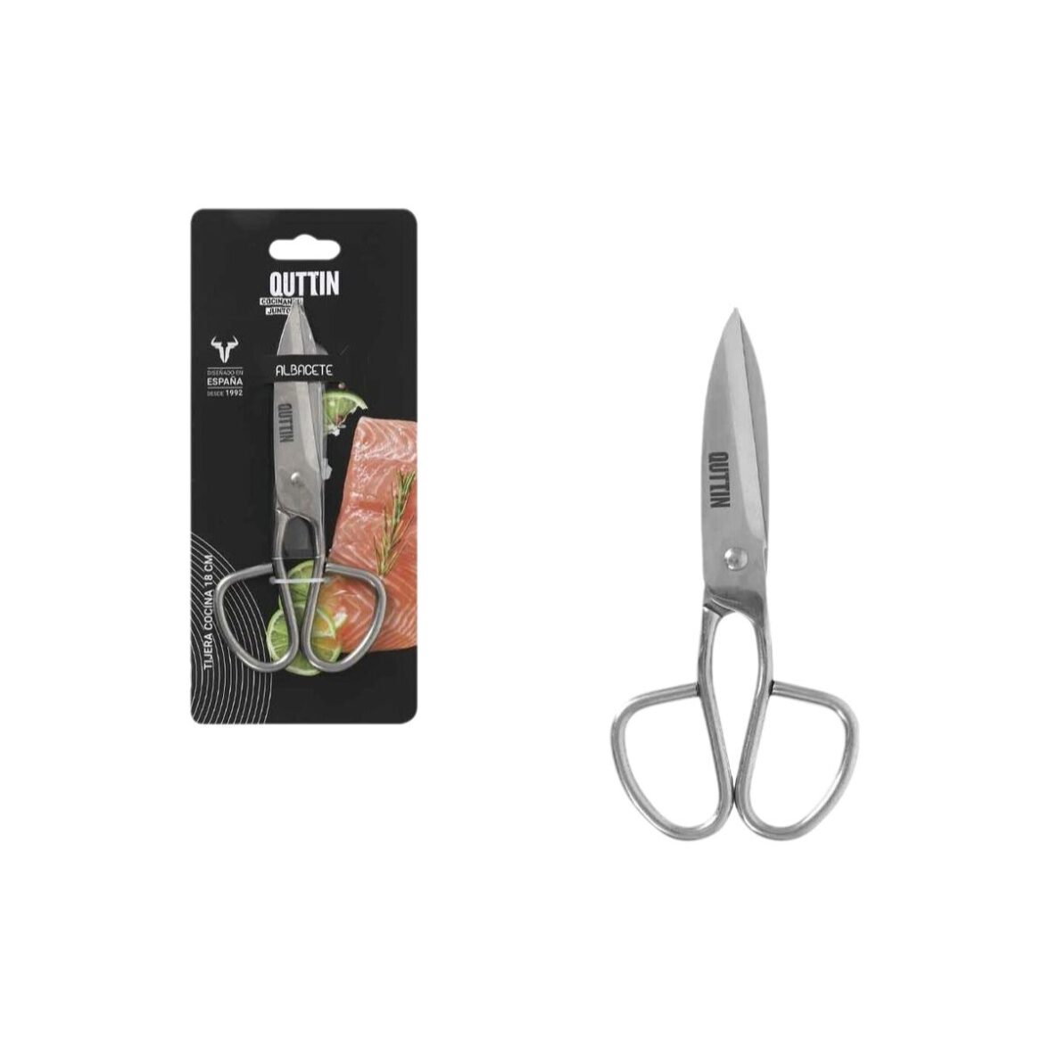 Tijeras de Cocina Quttin Albacete 18 cm (8 Unidades) - Imagen 4