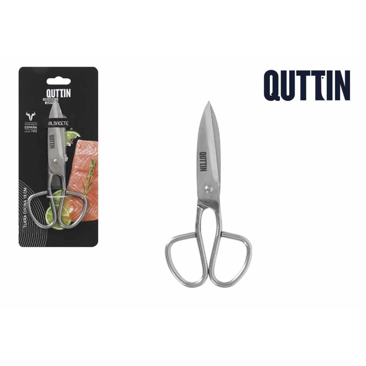 Tijeras de Cocina Quttin Albacete 18 cm (8 Unidades) - Imagen 5
