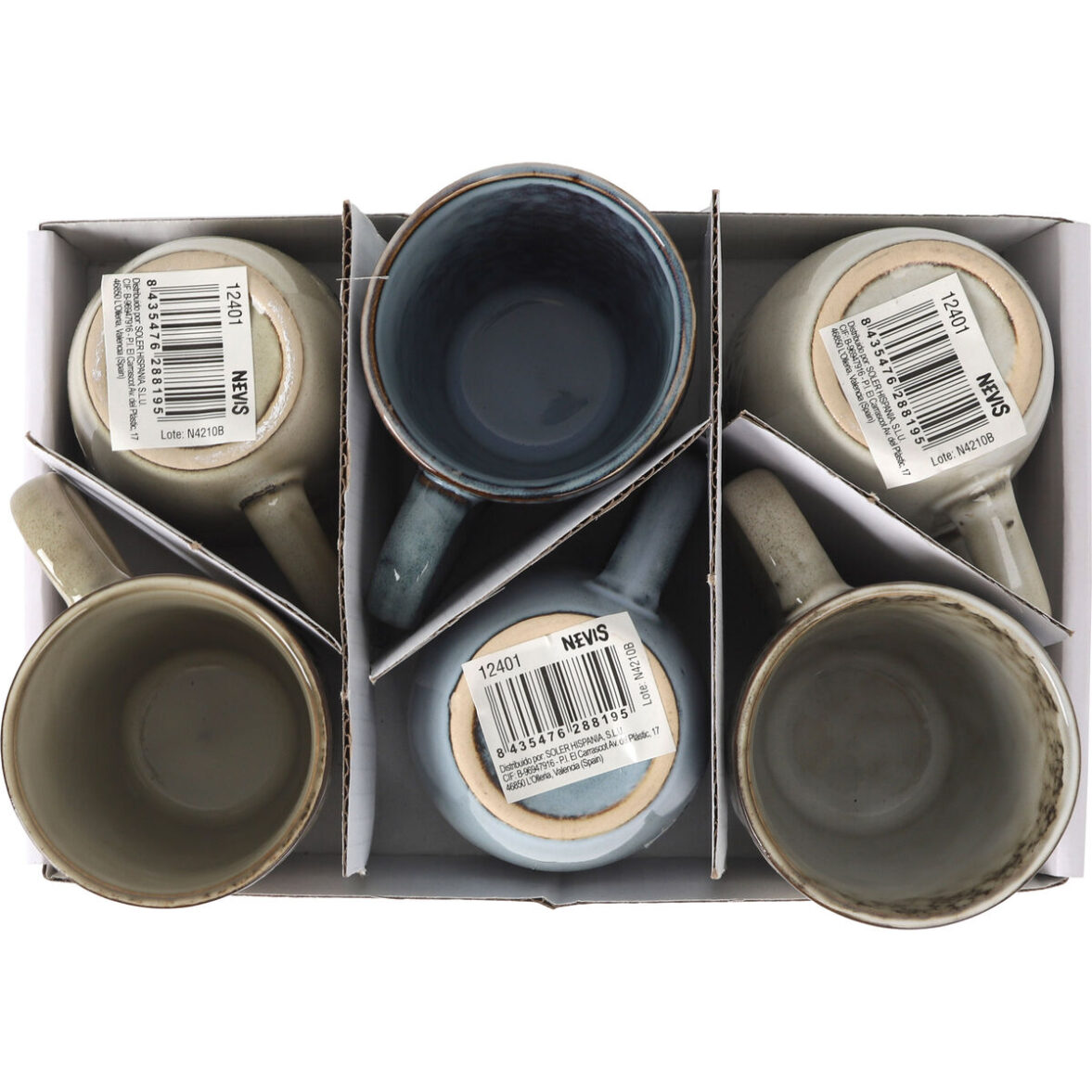 Taza de café y té La Mediterránea Nevis 90 ml (36 Unidades) - Imagen 7