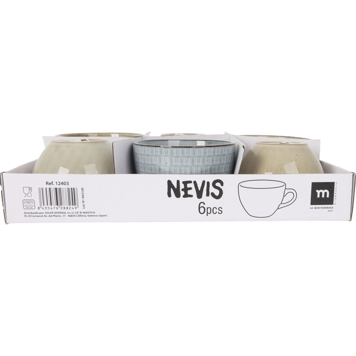 Taza La Mediterránea Nevis 425 ml (24 Unidades) - Imagen 5