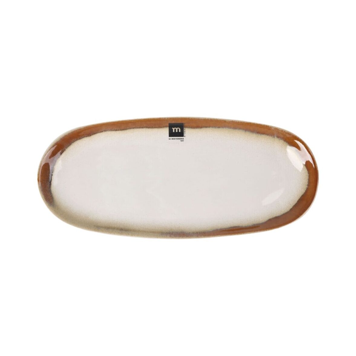 Fuente de Cocina La Mediterránea Fustam Ovalado 33,8 x 15,2 x 2,6 cm (12 Unidades) - Imagen 3