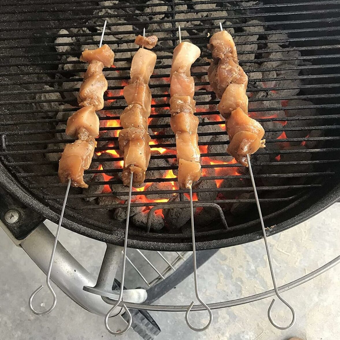 Set de Pinchos para Barbacoa Algon Metal 35 cm 12 Piezas (24 Unidades) - Imagen 7