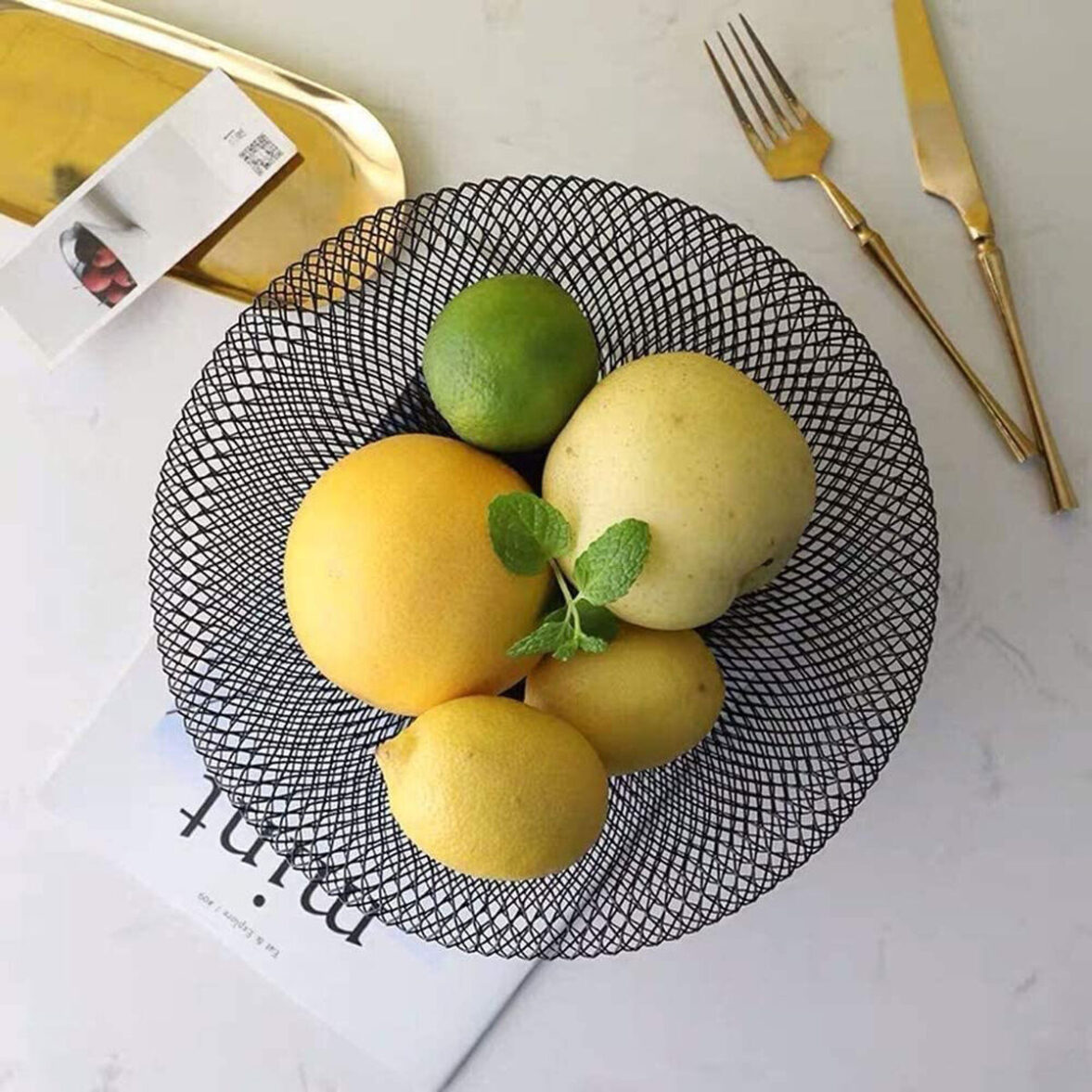 Frutero Confortime Metal 25 x 25 x 11 cm (6 Unidades) - Imagen 7