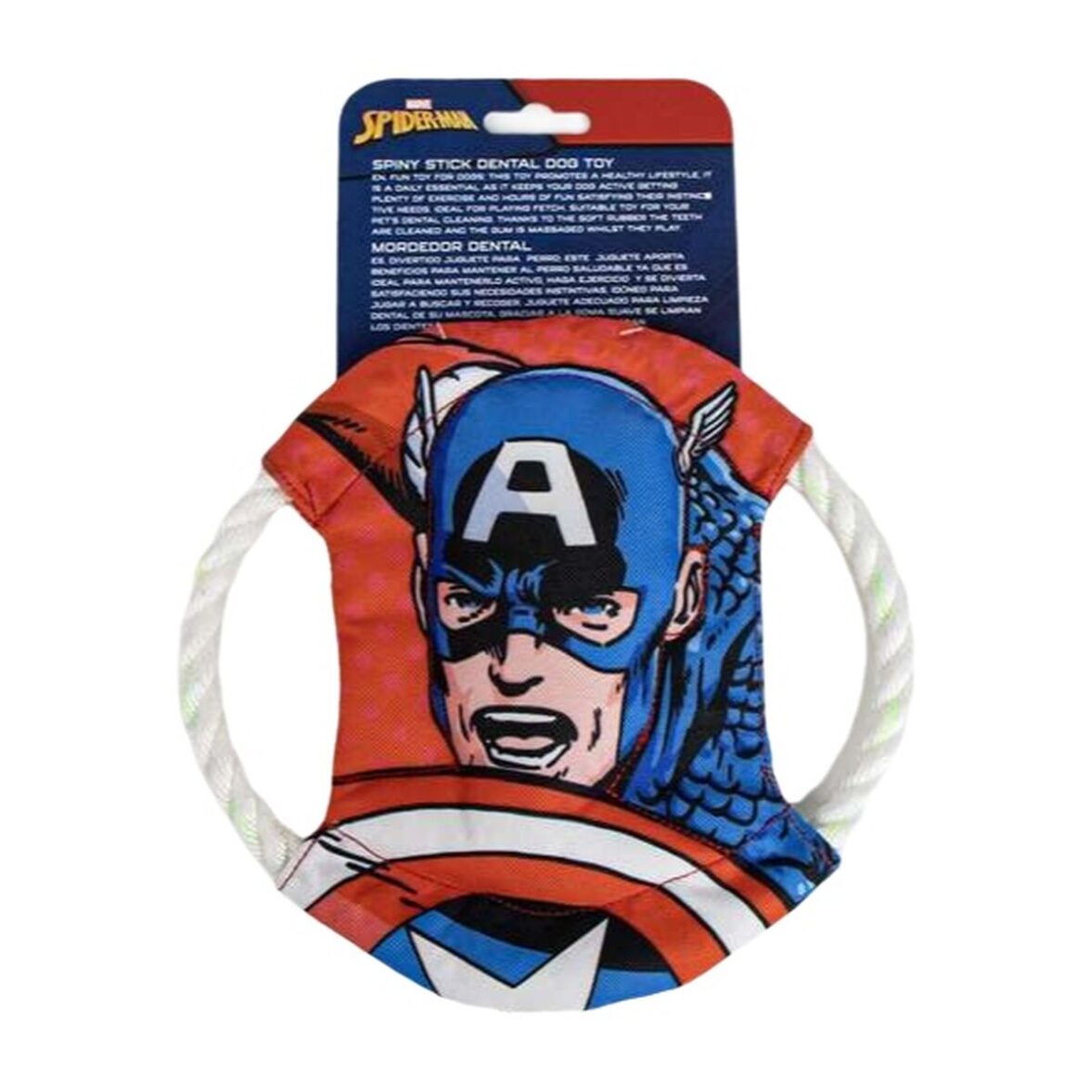Juguete para perros Marvel Rojo 22,0 x 22,0 x 6,0 cm - Imagen 5