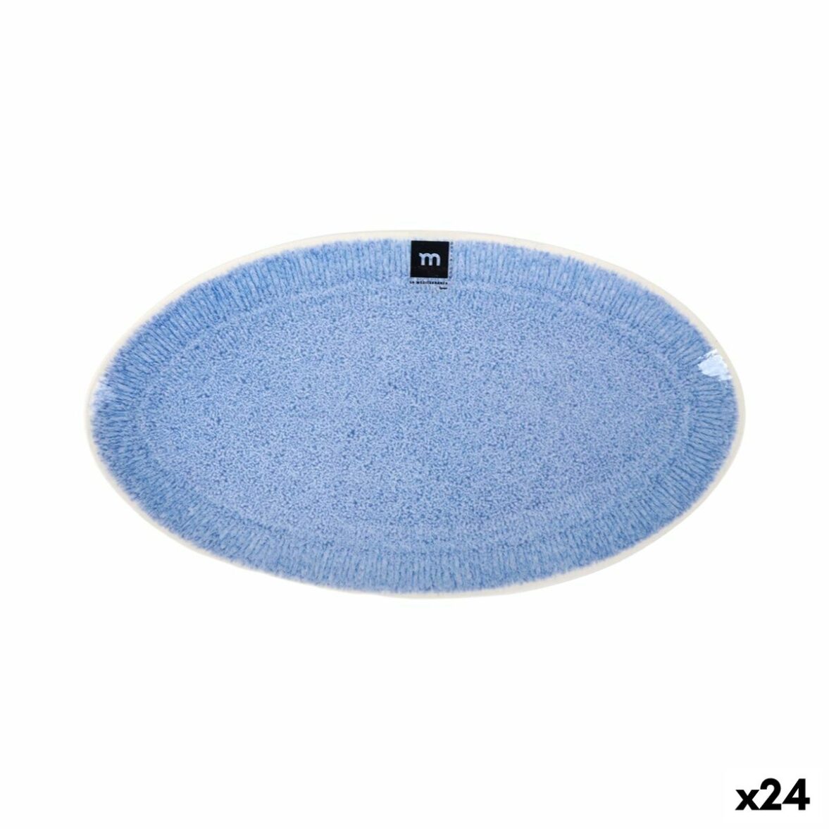 Fuente de Cocina La Mediterránea Calobra Azul 31 x 17,5 cm (24 Unidades)