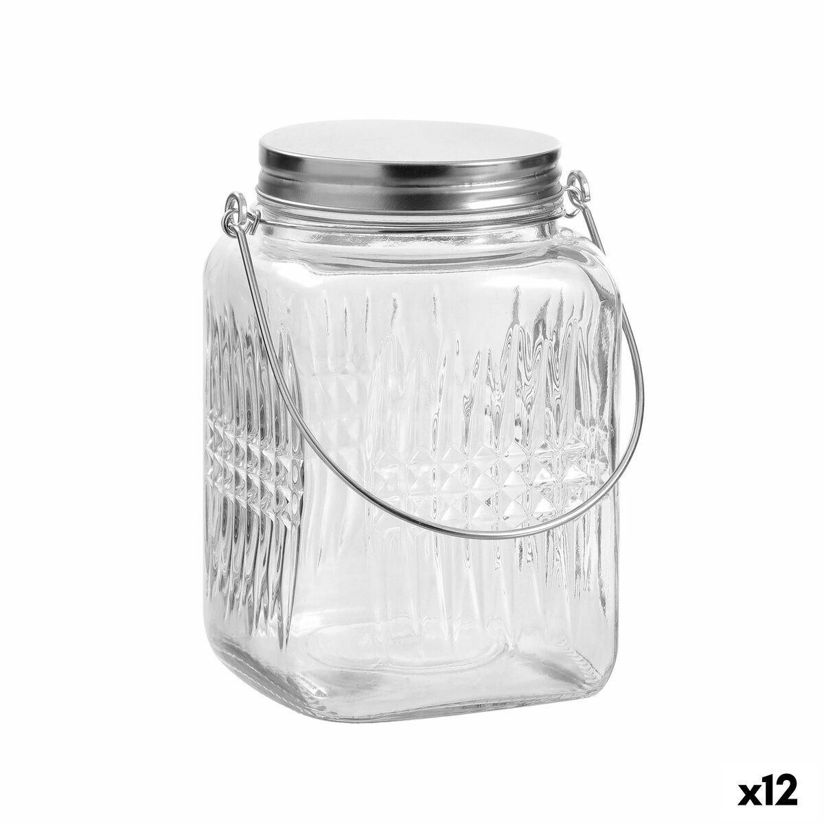 Tarro de Cristal La Mediterránea 1,45 L (12 Unidades)