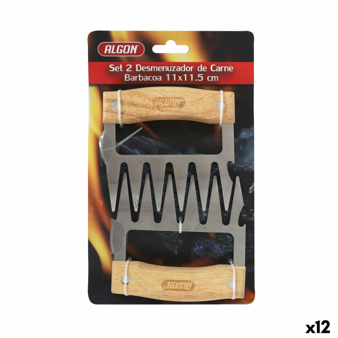 Desmenuzador de carne Algon 1,8 mm 2 Piezas (12 Unidades) - Imagen 5