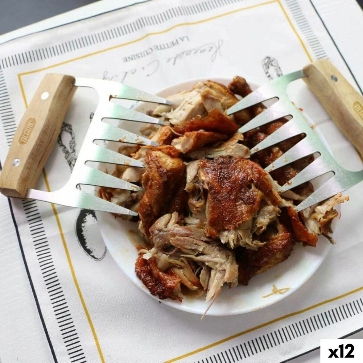 Desmenuzador de carne Algon 1,8 mm 2 Piezas (12 Unidades) - Imagen 9