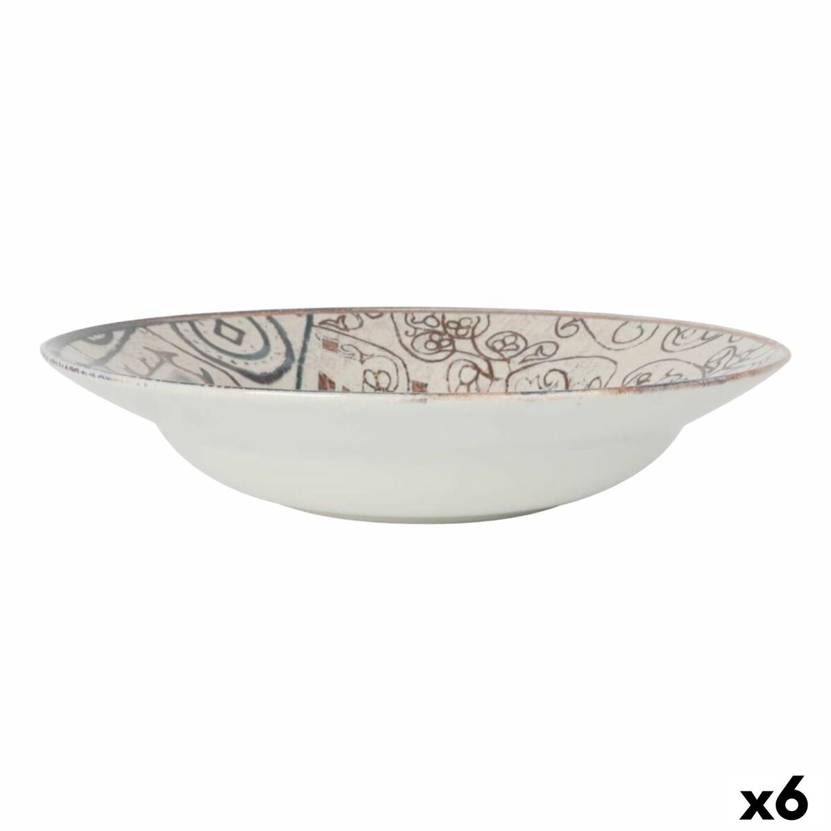 Plato para Pasta La Mediterránea Grecia Ø 29 cm (6 Unidades)