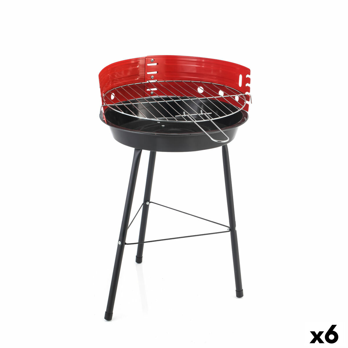 Barbacoa de Carbón con Patas Algon 32 x 33 x 55 cm (6 Unidades)