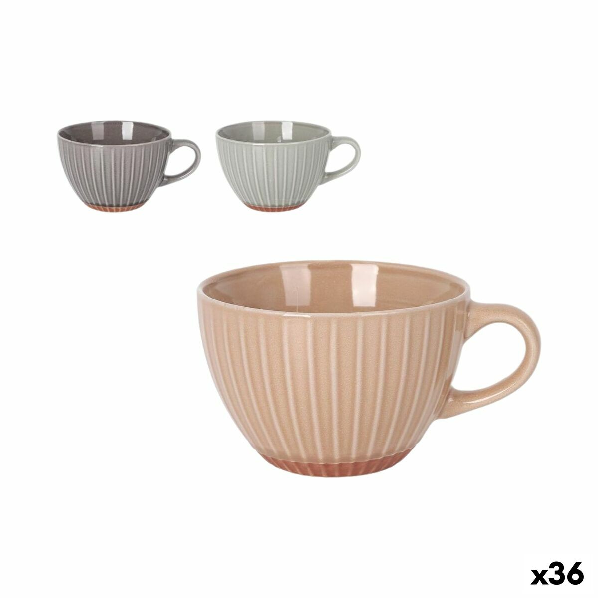 Taza Mug La Mediterránea Melody 450 ml (36 Unidades)