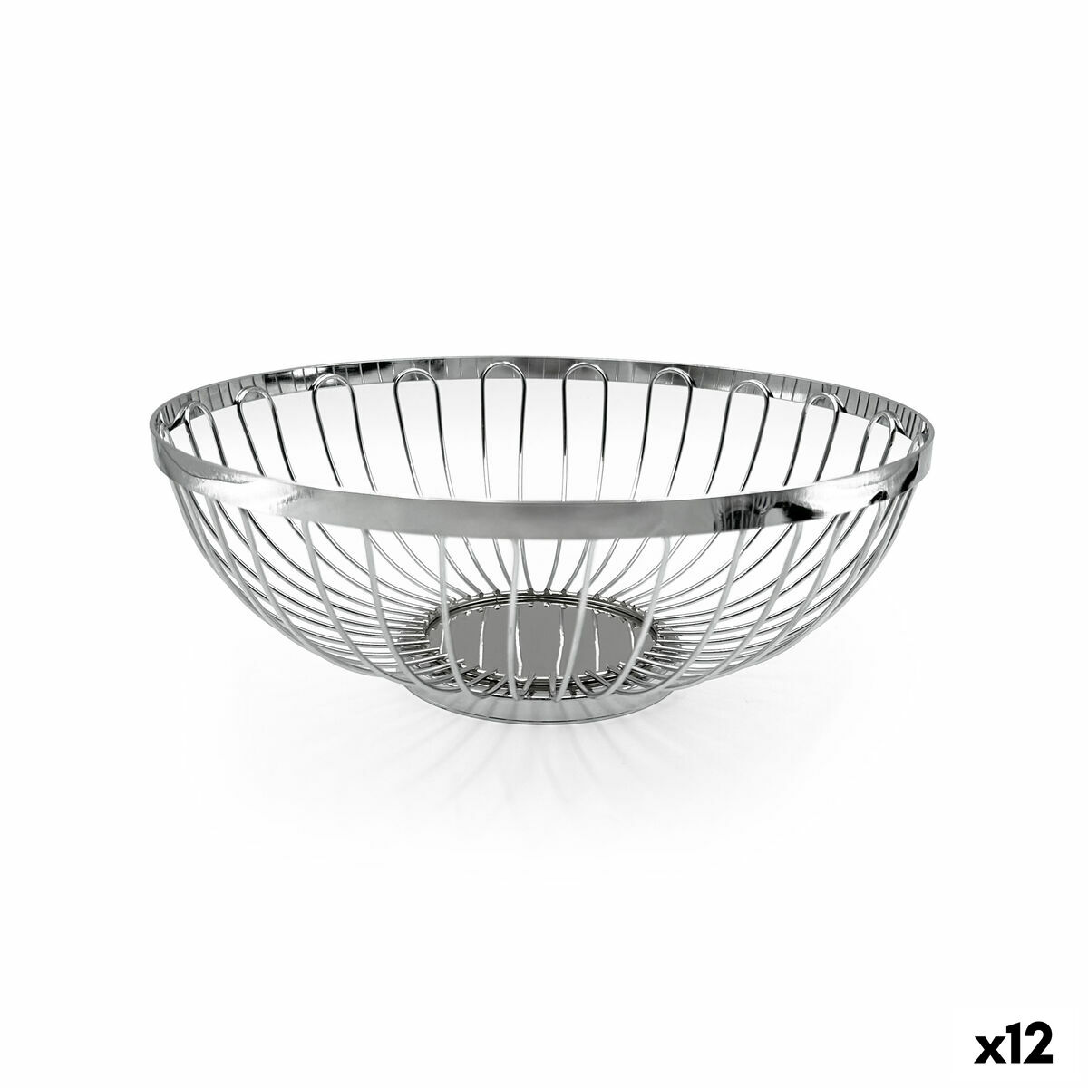 Panera My Bar Plateado Metal 25,5 x 9,5 cm (12 Unidades)