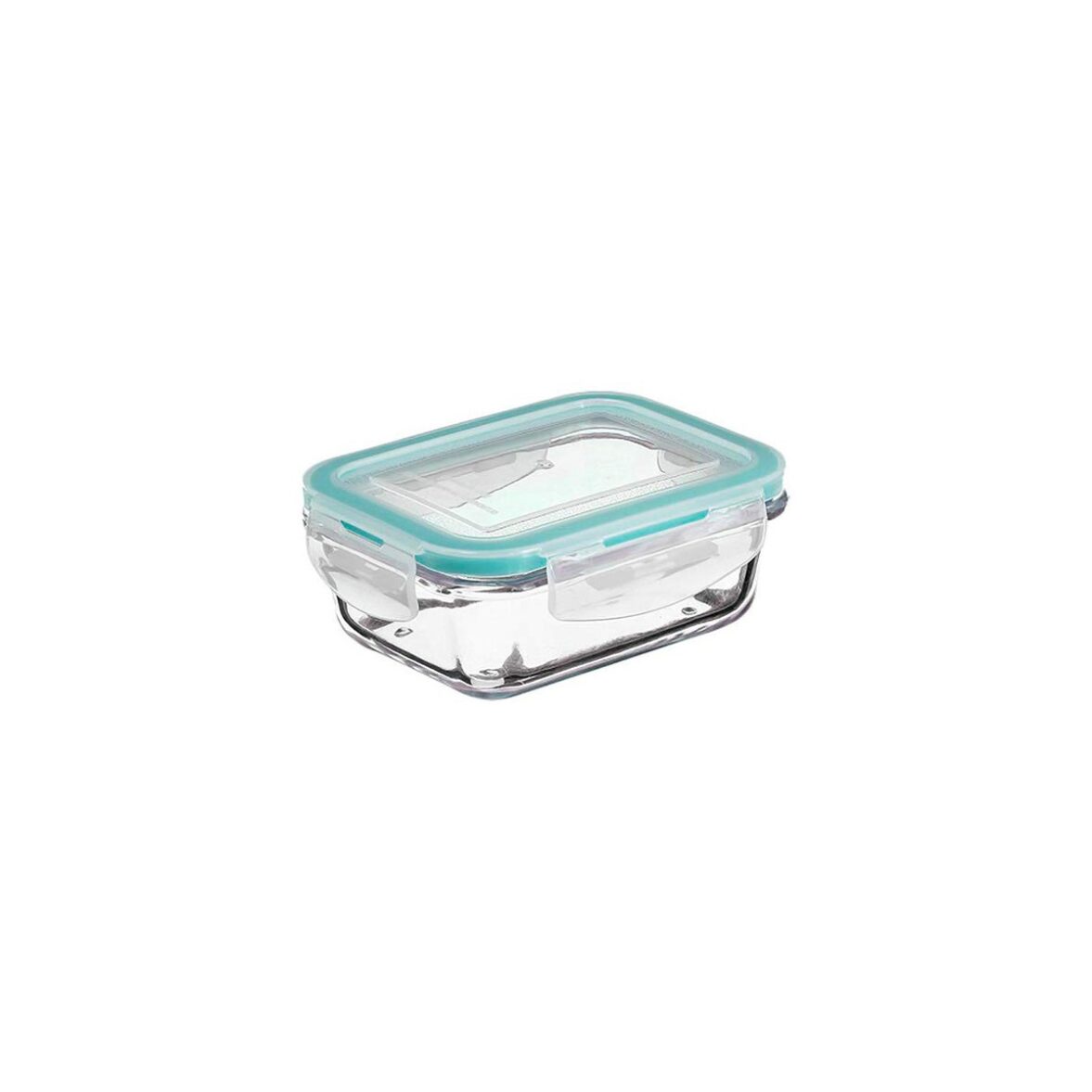 Fiambrera 5five Simply Smart Azul Transparente Cristal 330 ml 13 x 10 x 5 cm