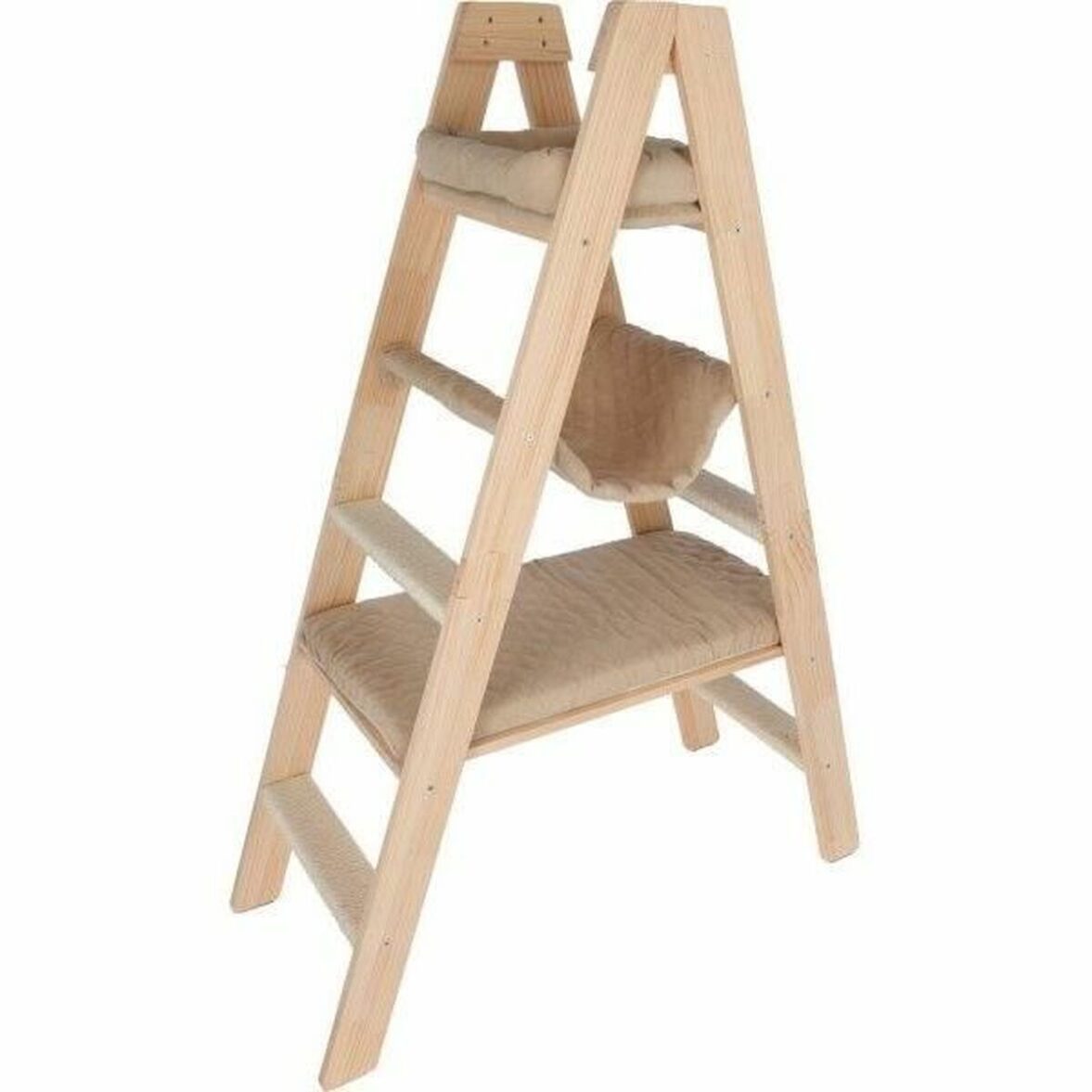 Árbol rascador para gatos Kerbl LADDER Beige Madera (1 unidad)