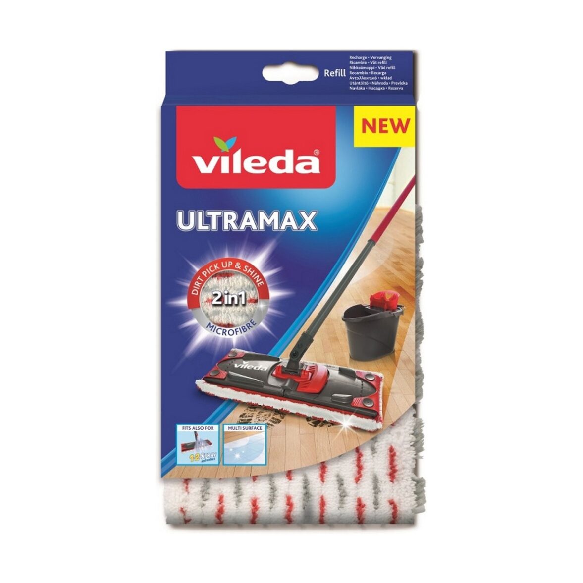 Recambio para Mopas Vileda Ultramax Microfibras