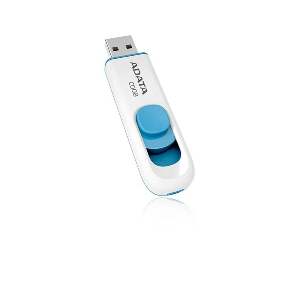 Memoria USB Adata 64GB C008 Azul Blanco 64 GB - Effik Store