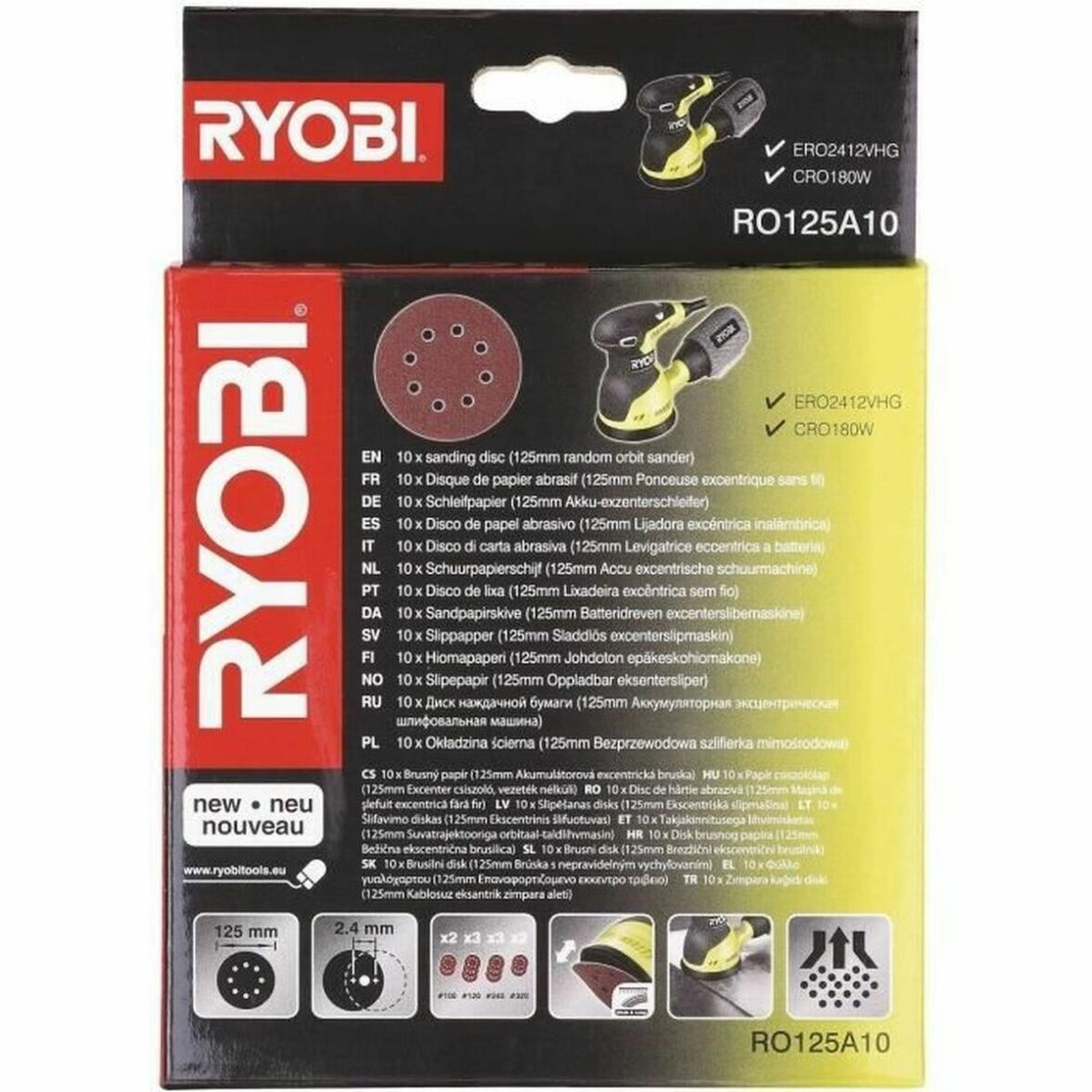 Filtros Ryobi RO125A10