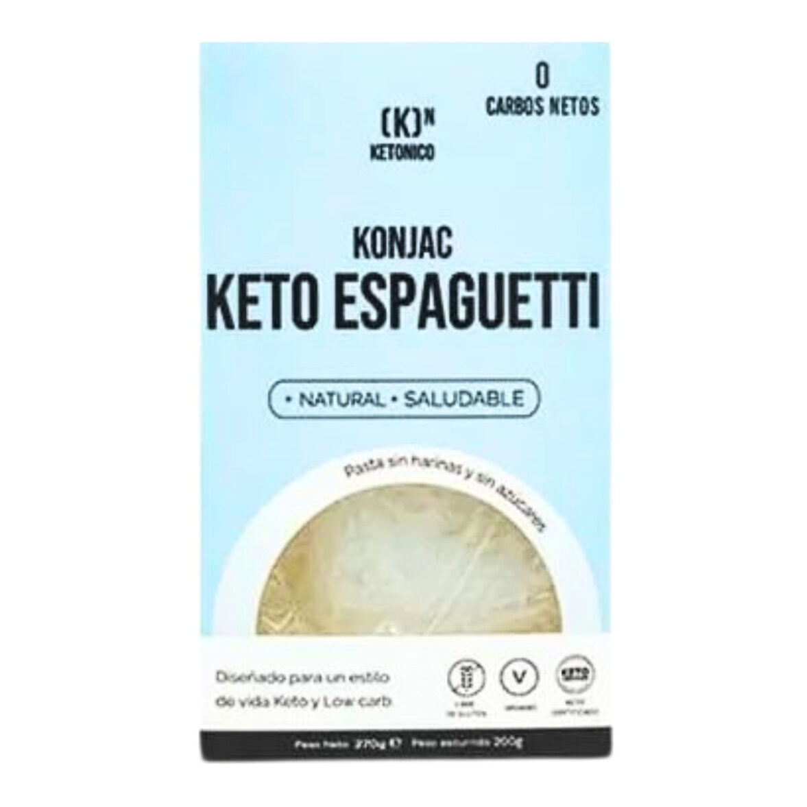 Espaguetis Ketonico Conscious Konjac (8 Unidades) - Effik Store