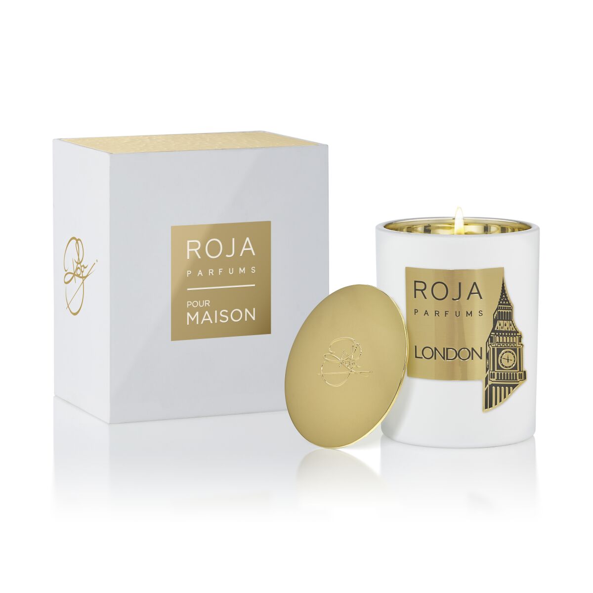 Vela Perfumada Roja Parfums London 300 g - Effik Store