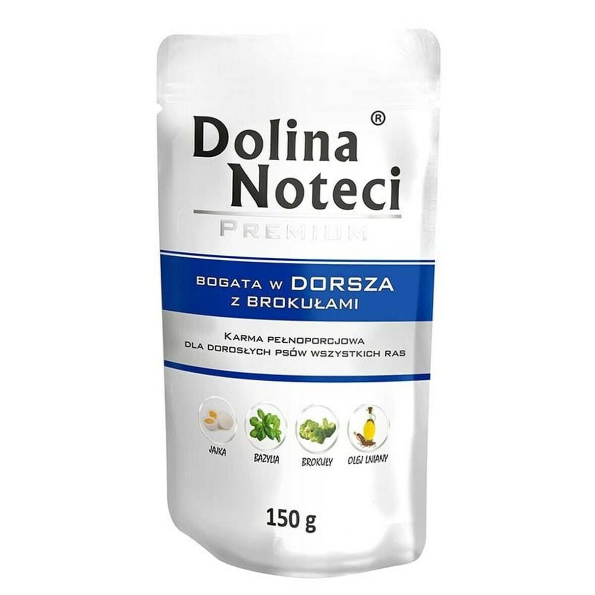 Comida húmeda Dolina Noteci Premium Bacalao 150 g