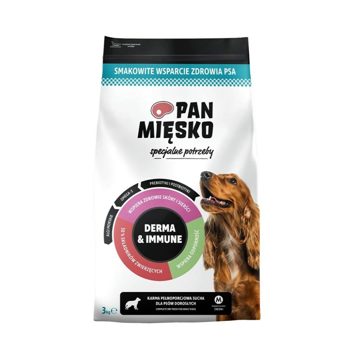 Pienso PAN MI?SKO Special needs Derma & Immune Cerdo 3 Kg