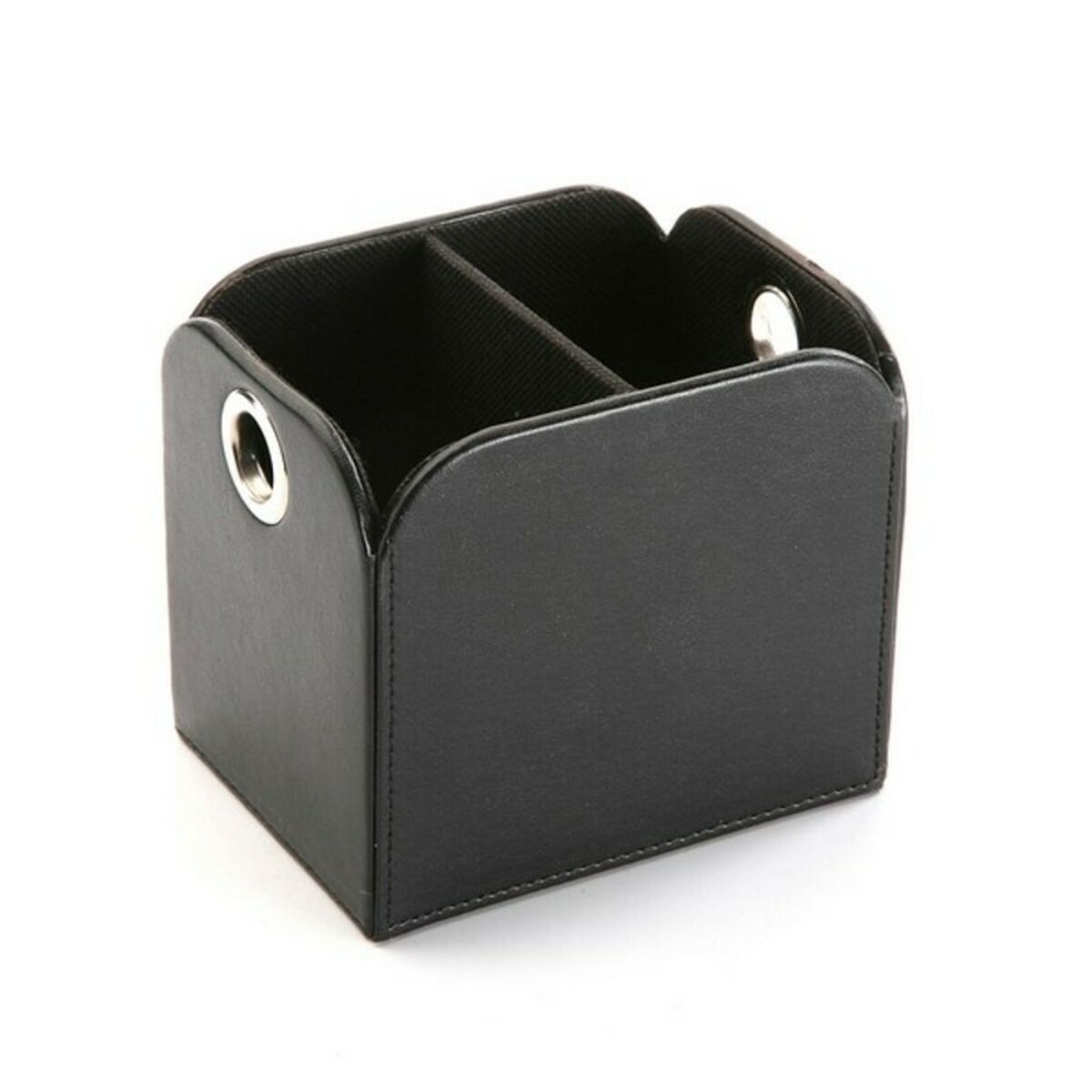 Portamandos Versa 15615681 Negro Metal 9,5 x 10,5 x 12 cm - Effik Store