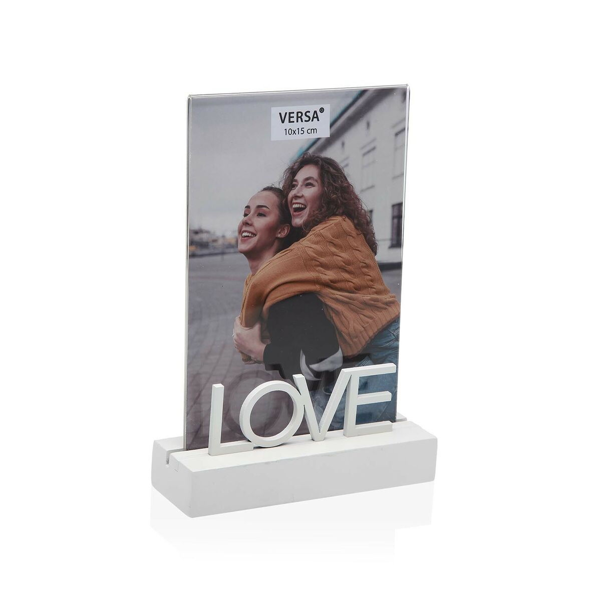 Marco de Fotos Versa Love Madera MDF 4 x 16,5 x 11,5 cm - Effik Store