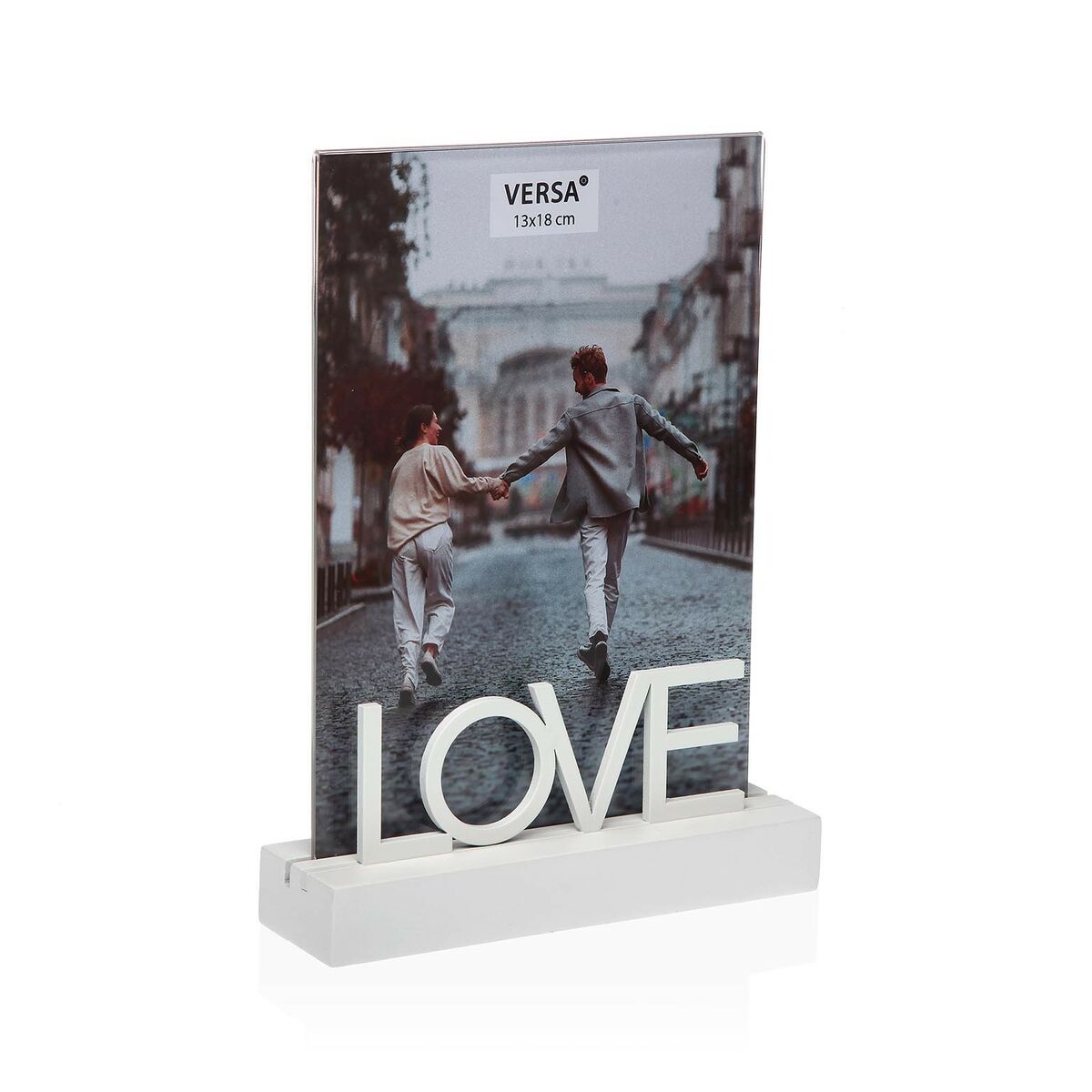 Marco de Fotos Versa Love Madera MDF 4 x 19,5 x 14,5 cm - Effik Store