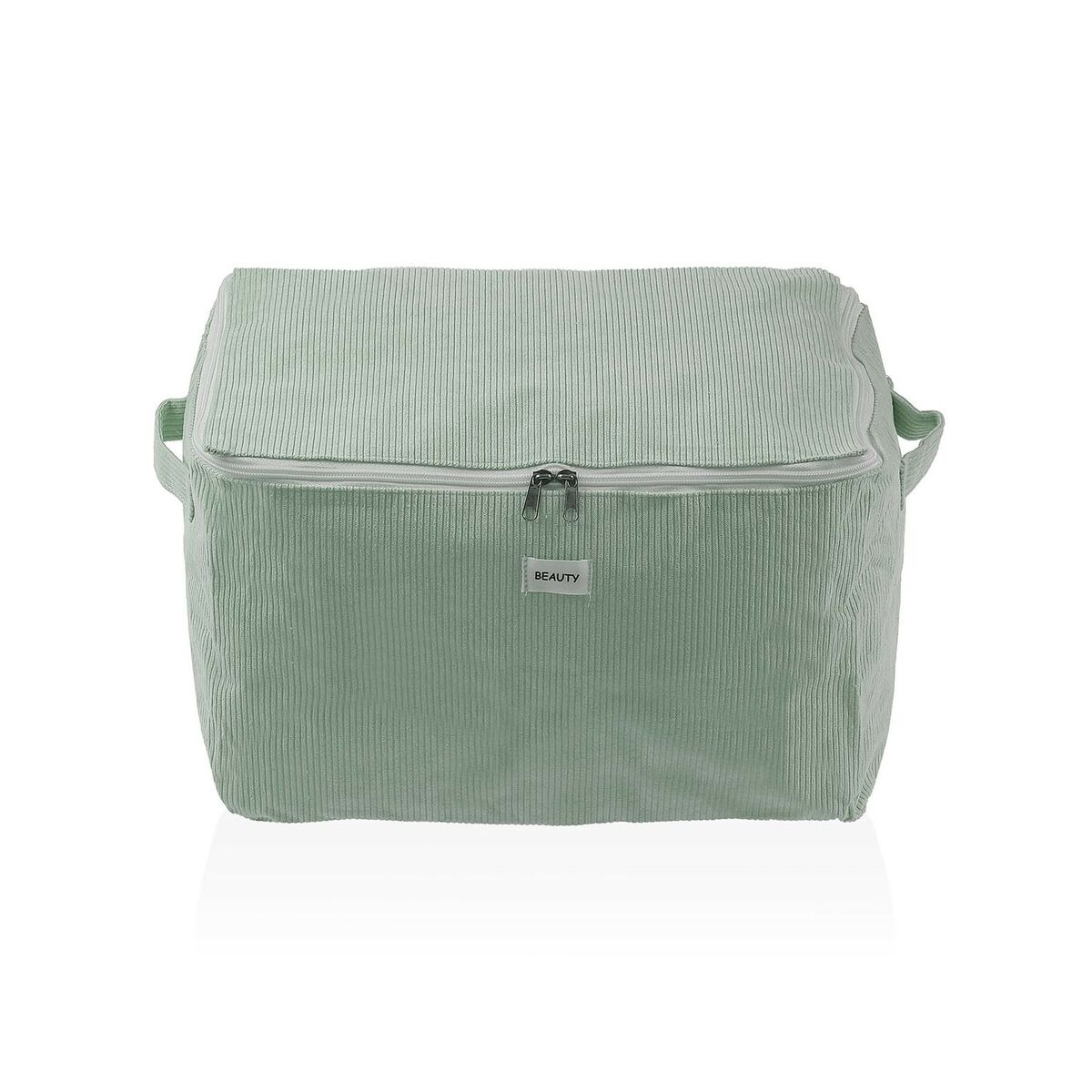 Caja de Almacenamiento Versa Corduroy 38 x 26 x 26 cm Verde - Effik Store