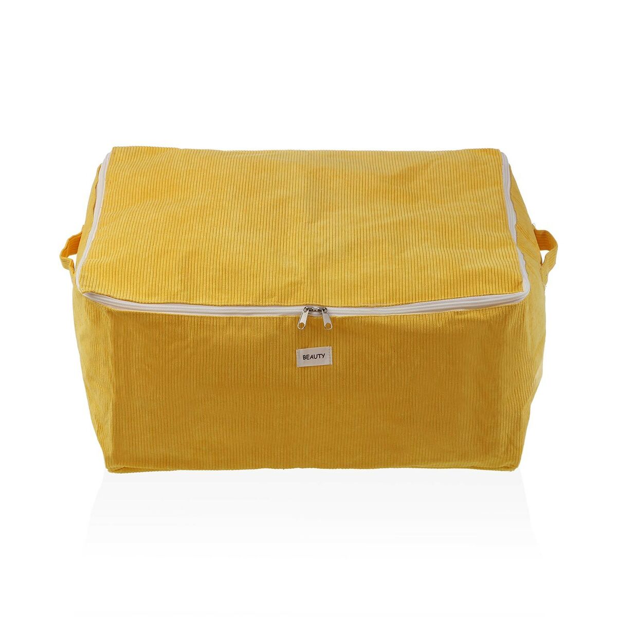 Caja de Almacenamiento Versa Corduroy 40 x 25 x 50 cm Amarillo - Effik Store