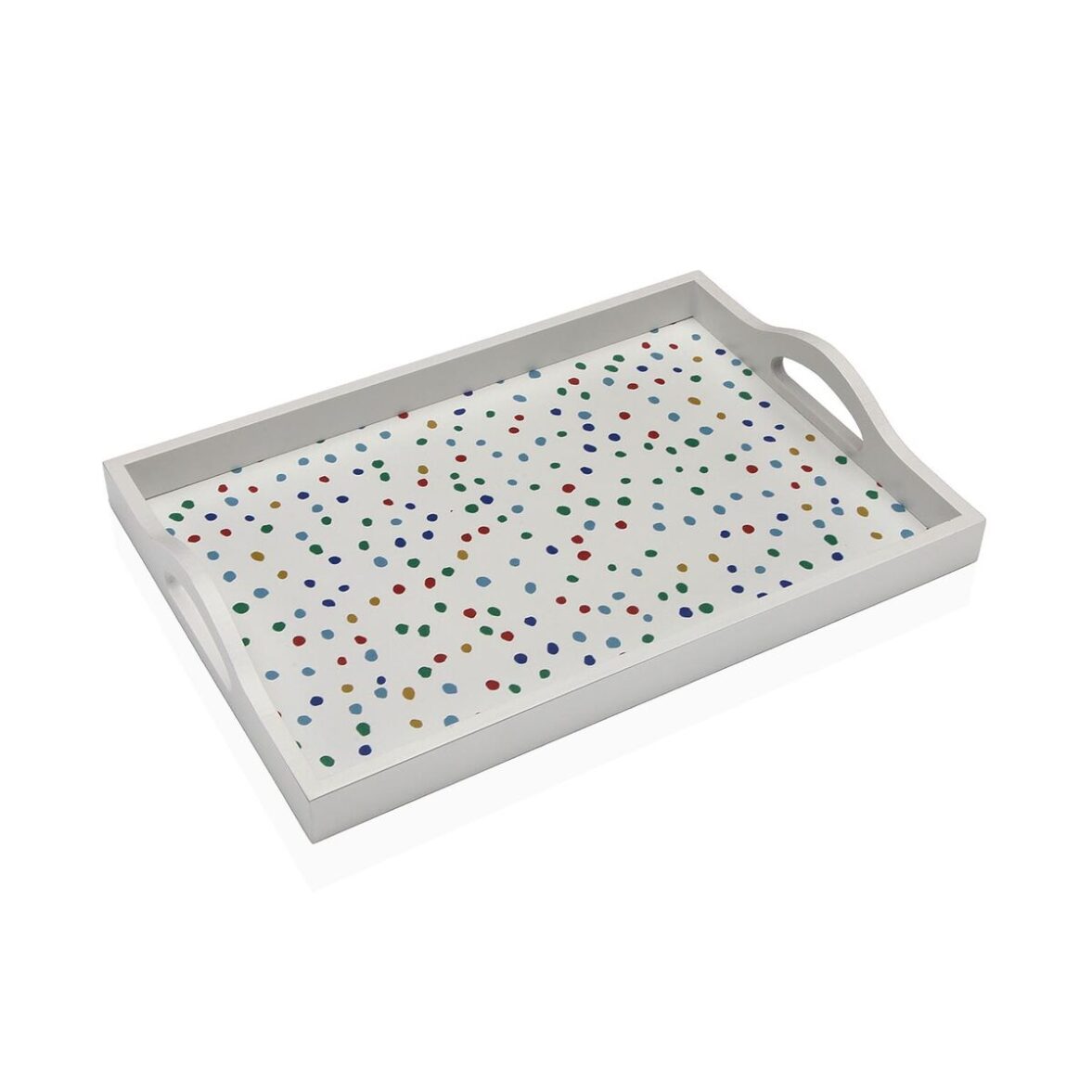 Bandeja Versa Dotty Madera MDF 24 x 4,5 x 34 cm