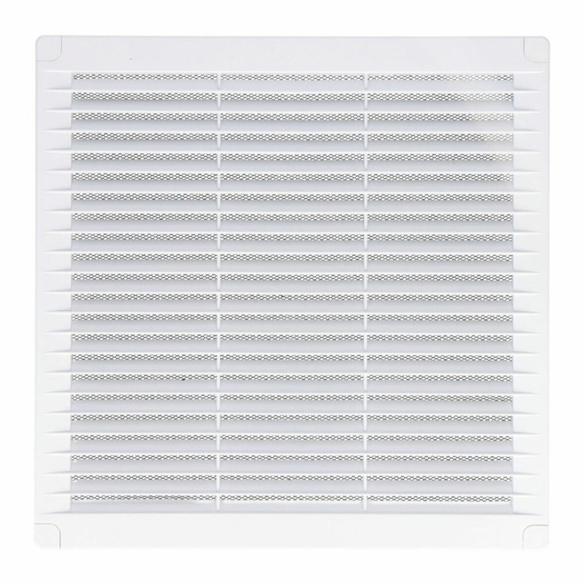 Rejilla de ventilación EDM 87704 Blanco 20 x 20 x 0,7 cm Mosquitera