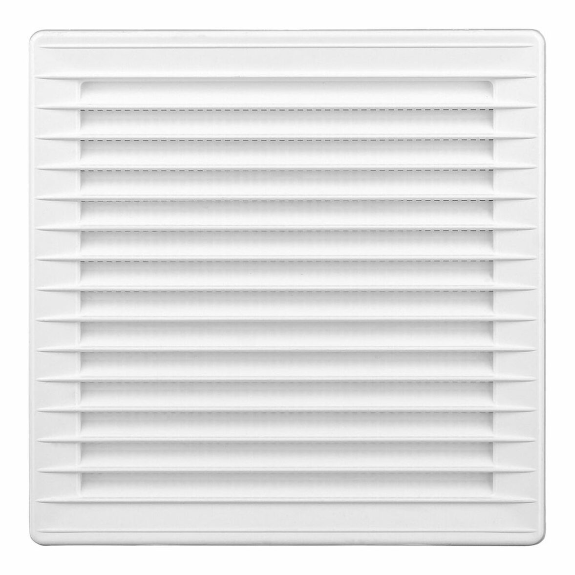 Rejilla de ventilación EDM 87724 Blanco 17 x 17 x 1,15 cm Mosquitera