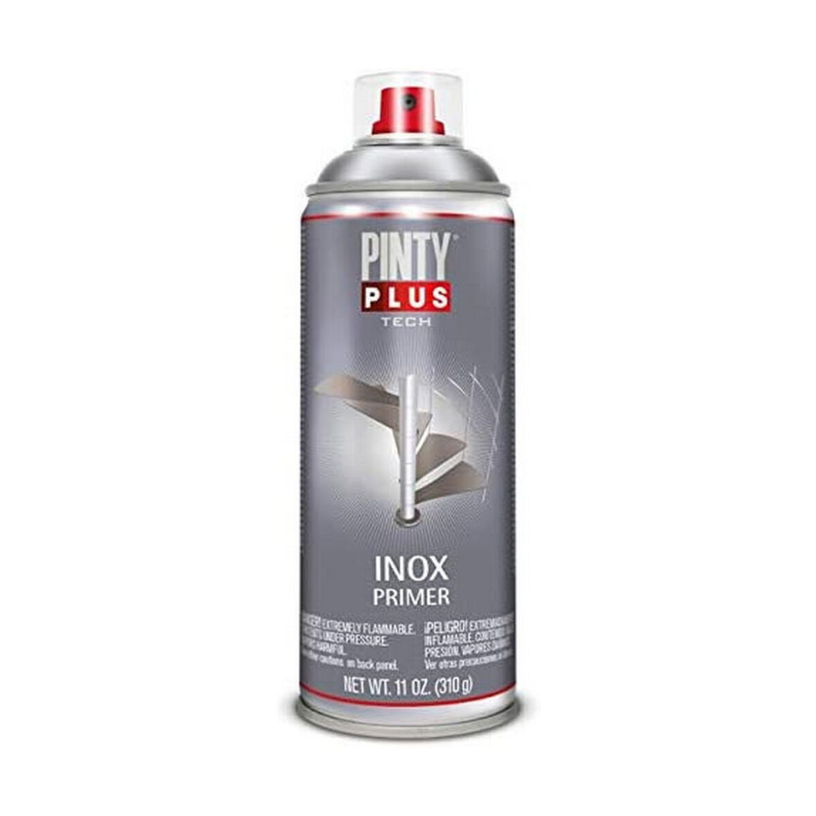 Pintura en spray Pintyplus Tech I150 400 ml 310 ml Imprimación Plateado