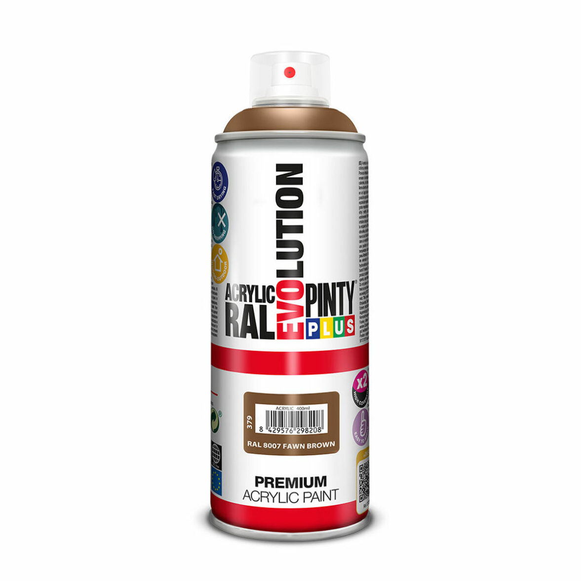 Pintura en spray Pintyplus Evolution RAL 8007 Fawn brown 400 ml