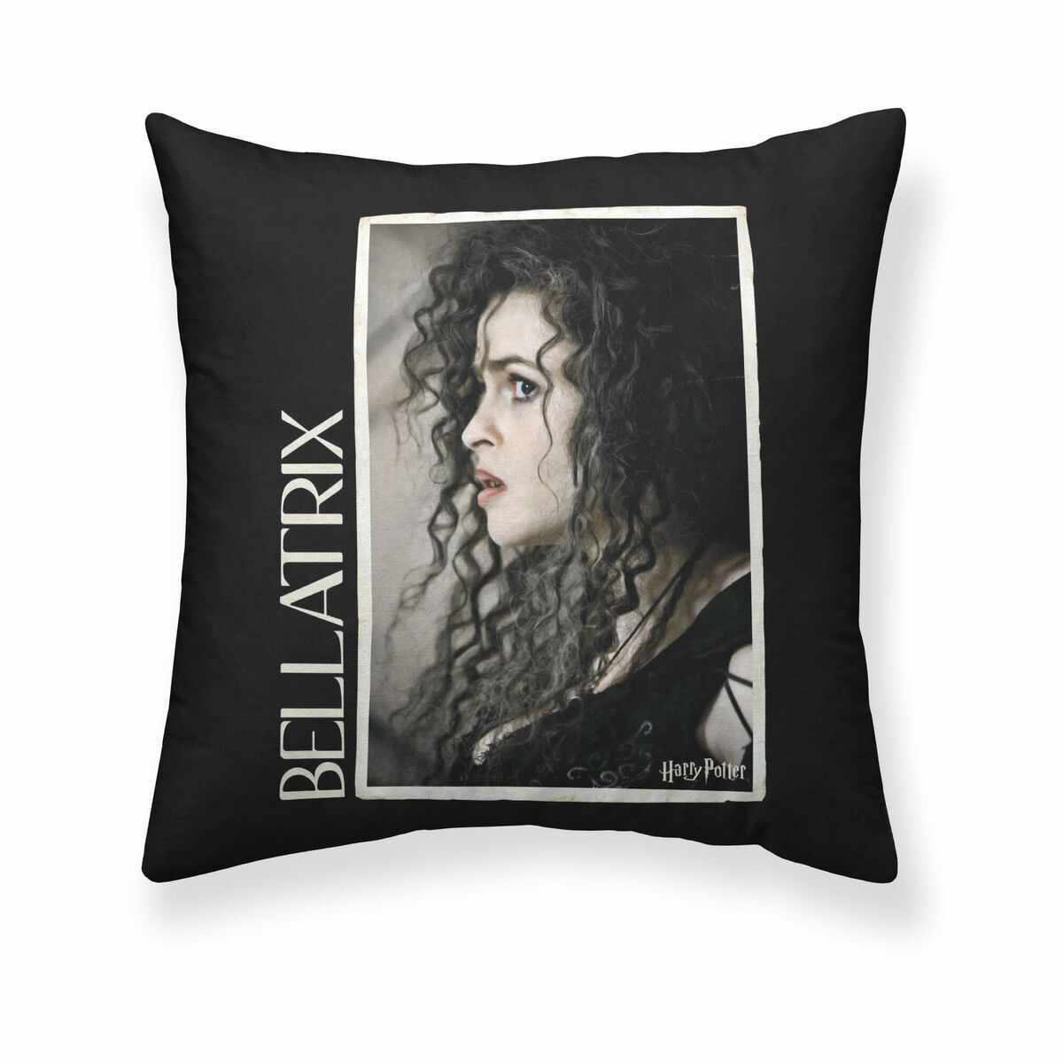 Funda de cojín Harry Potter Bellatrix Negro 50 x 50 cm - Effik Store