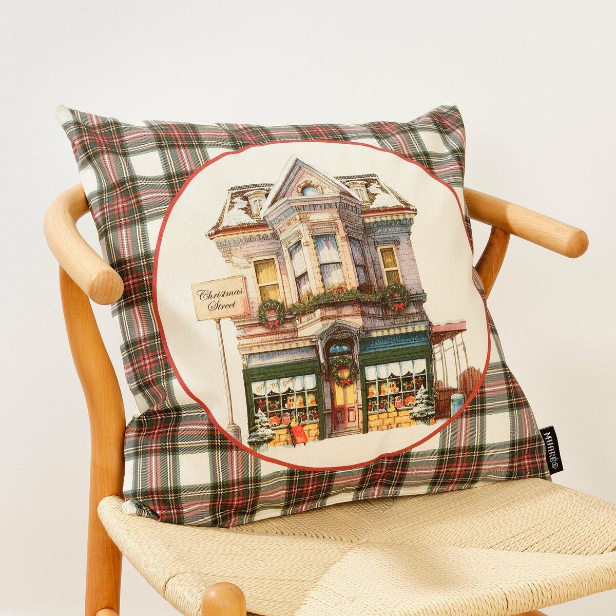 Funda de cojín Belum Christmas City 50 x 50 cm - Effik Store