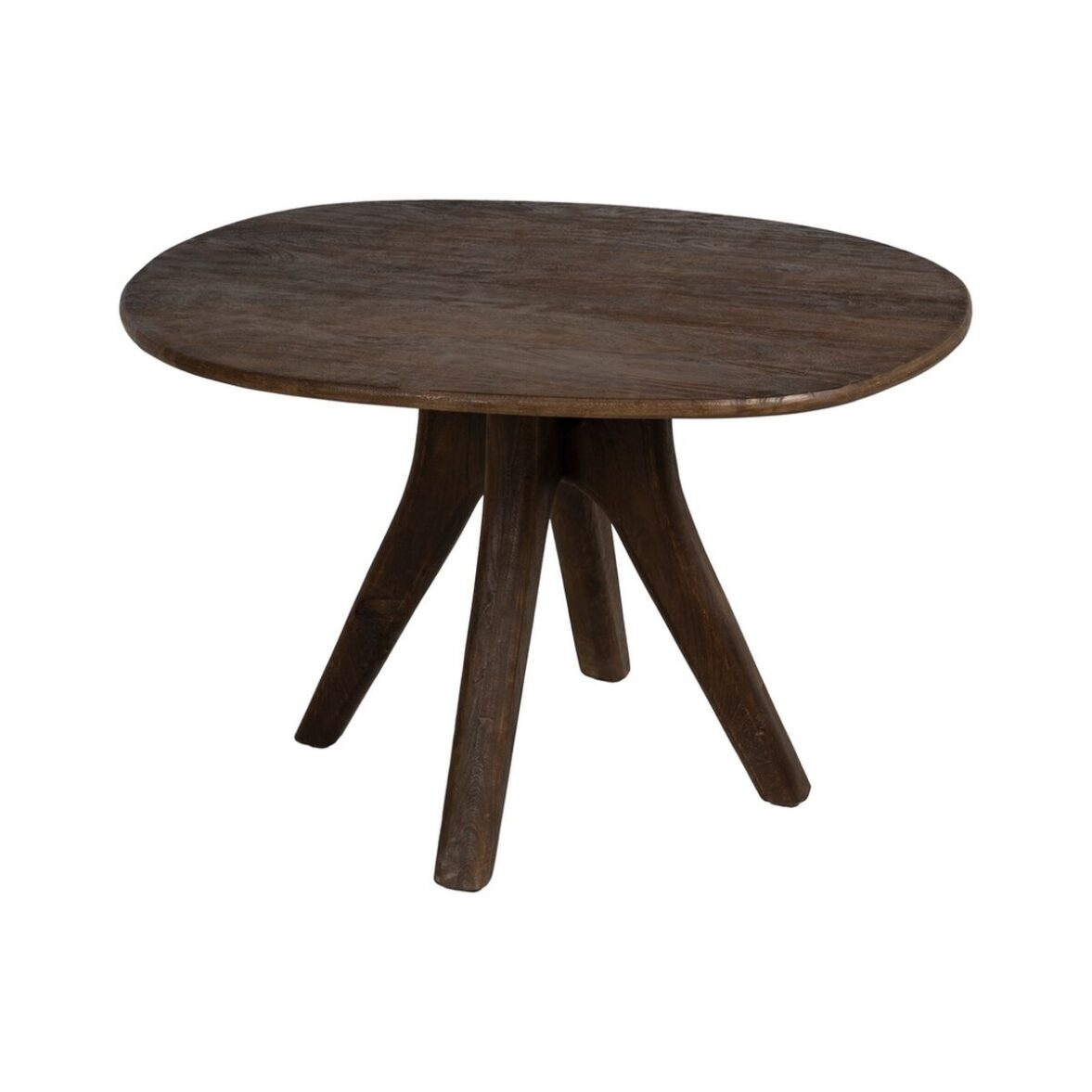 Mesa de Comedor Marrón Madera de mango 120 x 106 x 76 cm