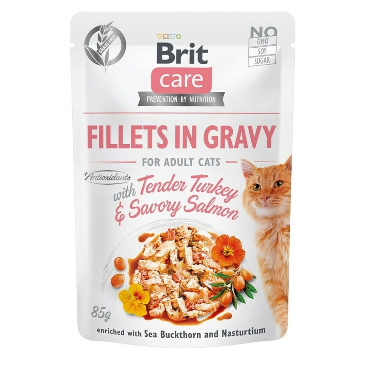 Comida para gato Brit Care Pollo Salmón Pavo 85 g