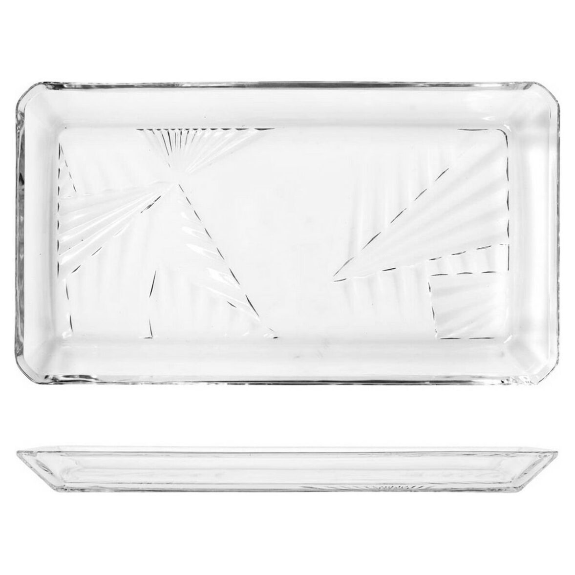 Bandeja Pasabahce 5798222 Transparente Vidrio Cristal 12 x 1,8 x 21,8 cm