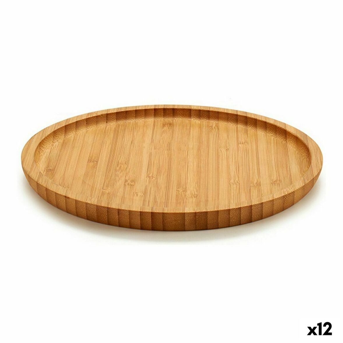 Bandeja de Aperitivos Kinvara JWKW-3711 Marrón 20 x 1,5 x 20 cm (12 Unidades)