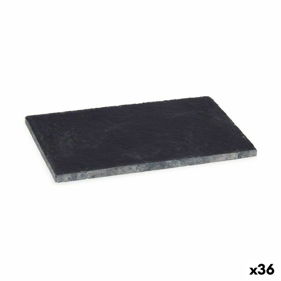 Bandeja de Aperitivos Kinvara SJ1510 Negro 10 x 0,5 x 15 cm (36 Unidades)