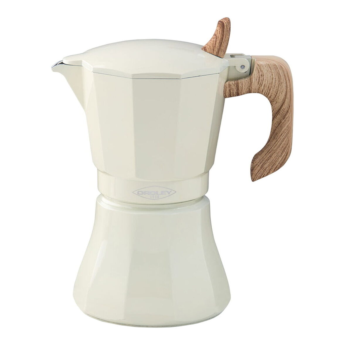 Cafetera Italiana Oroley Petra Crema Aluminio 9 Tazas